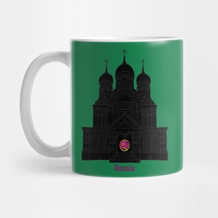 Russia Savior on Blood Mug
